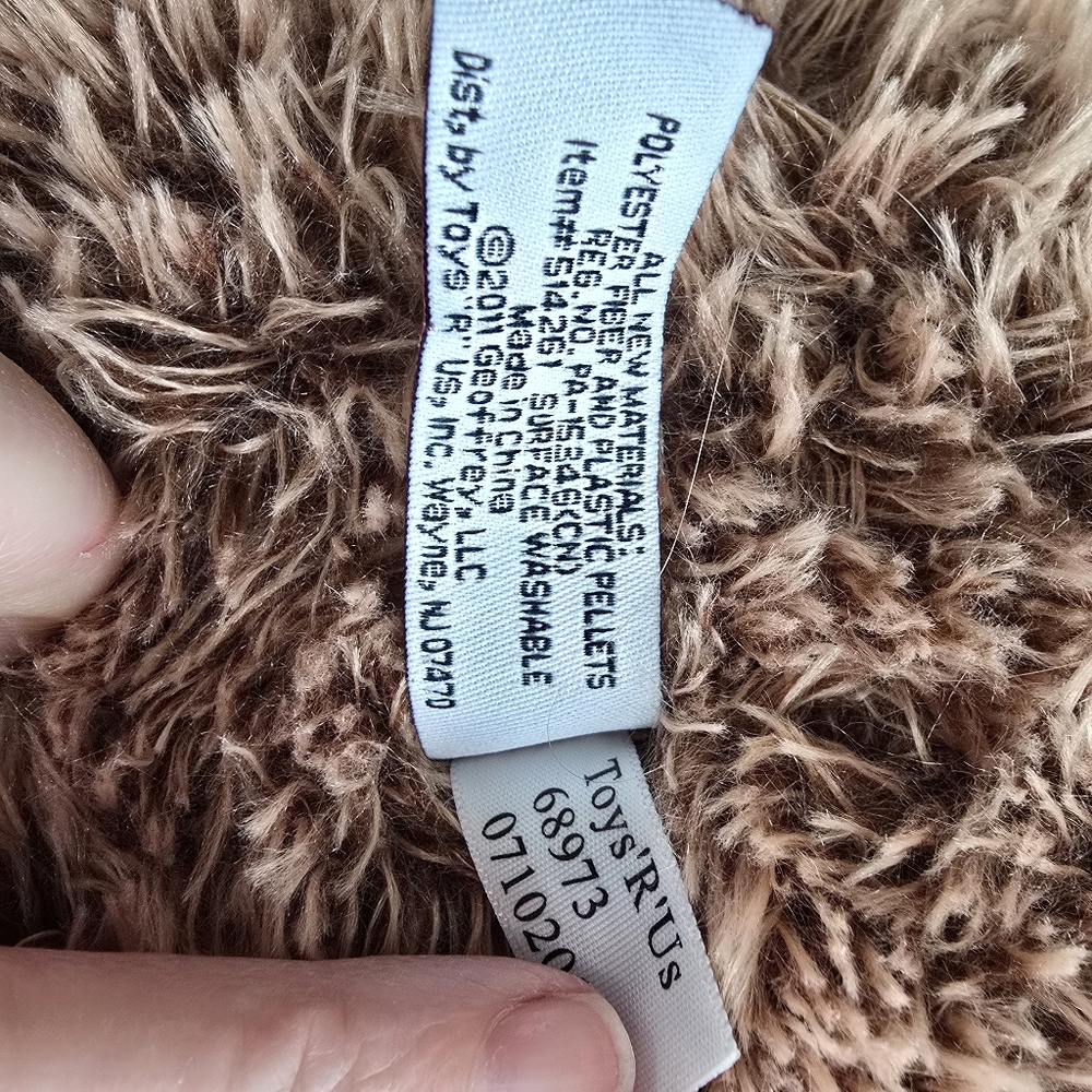 LARGE 28” Brown Teddy Bear FAO Schwarz Plush - Picture 8 of 10